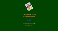 Desktop Screenshot of billiardsatlas.com